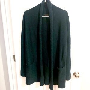 Babaton Dark Forest Green Cardigan with Pockets